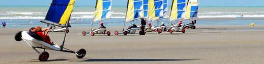 char à voile à quend-plage