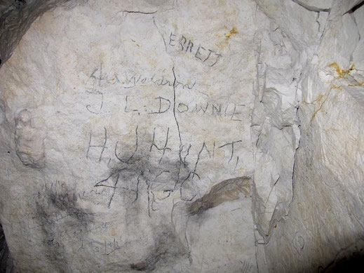 Graffiti de Hunt © Gilles Prilaux, archéologue Somme-Patrimoine