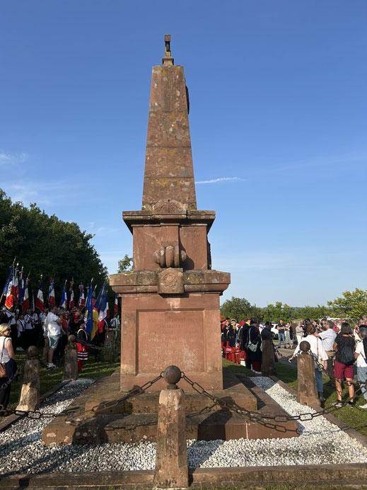 Photo prise lors du 155e anniversaire de la bataille, le 6 août 2025.