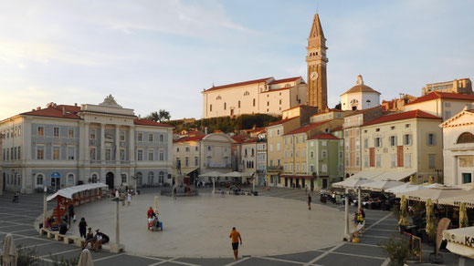 Tartiniplatz tagsüber