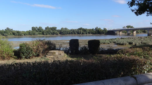 Nantes an der Loire Autobrücke