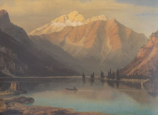 Markus Pernhart, Raiblsee, Öl auf Leinwand