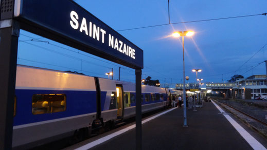 Ankunft in Saint Nazaire