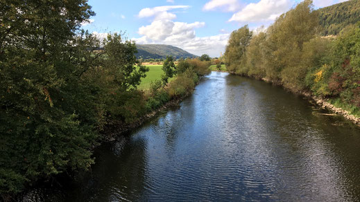 Donau: Auf der Brücke von Geisingen nach Hintschingen