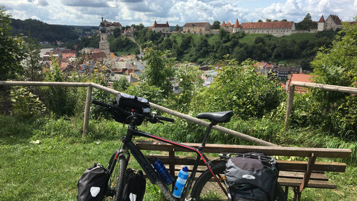 Blick auf Burghausen