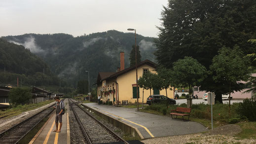 Mit dem Zug nach Maribor