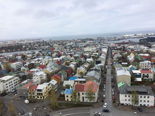 Reykjavik von oben.