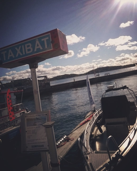 mer taxiboat suède archipel vaxholm
