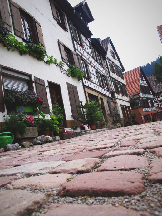 bigousteppes allemagne village forêt noire pavé volets bois maisons