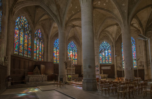 Salle du Musée d'art sacré de l'abbaye Saint-Michel de Saint-Mihiel