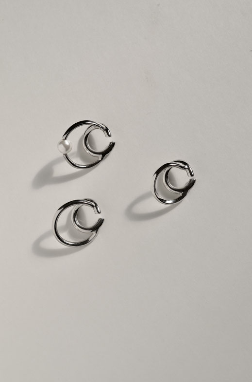 右から時計回りに　「CAL S」「CAL M」「CAL M Pearl」