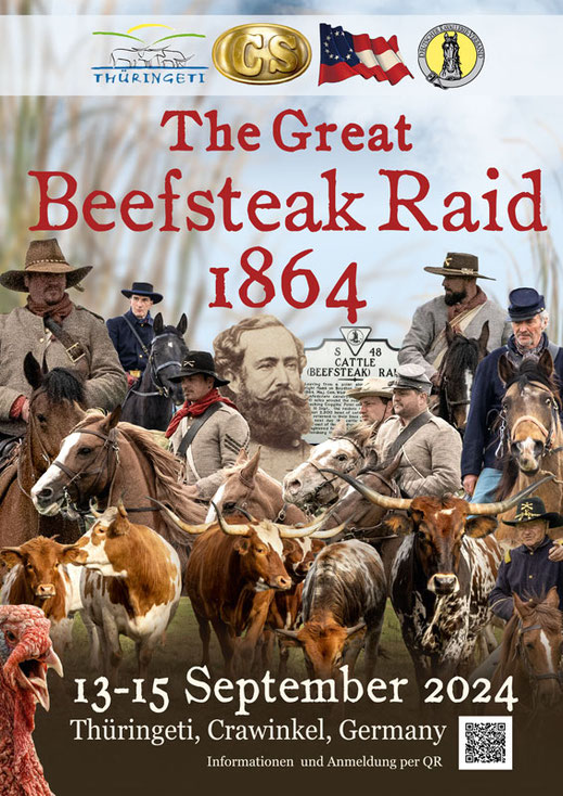 Great Beefsteak Raid, Reenactment, Deutscher Kavallerieverband, Thüringen, RossFoto Dana Krimmling