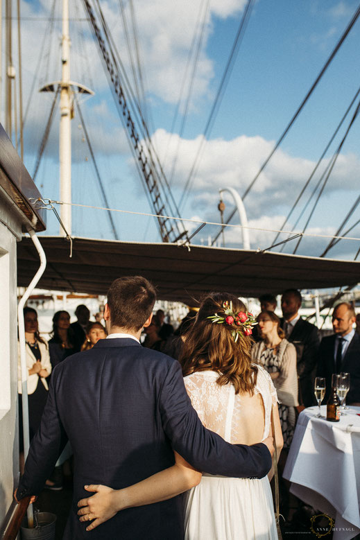 Hochzeit auf der Rickmer Rickmers // Hochzeitsfotografin: Anne Hufnagl