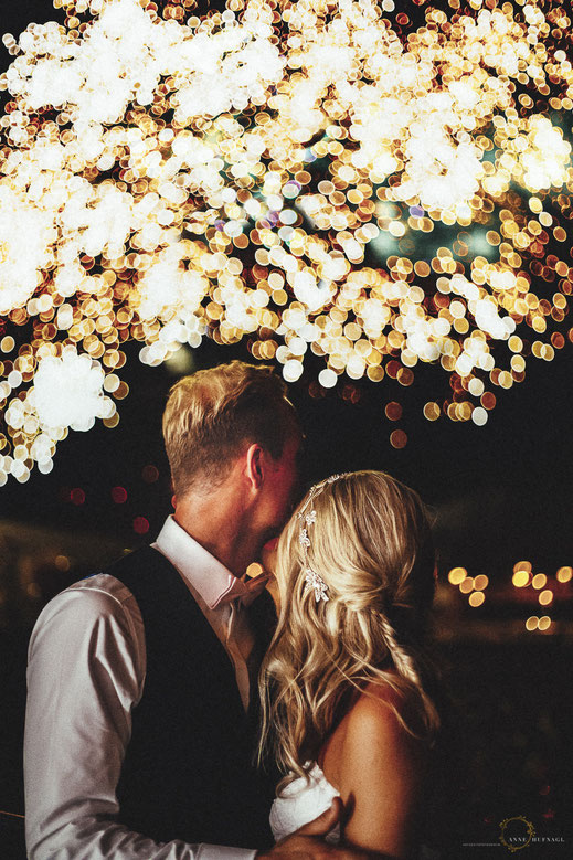 Hochzeit Feuerwerk / Hochzeitsfotografin Anne Hufnagl aus Hamburg