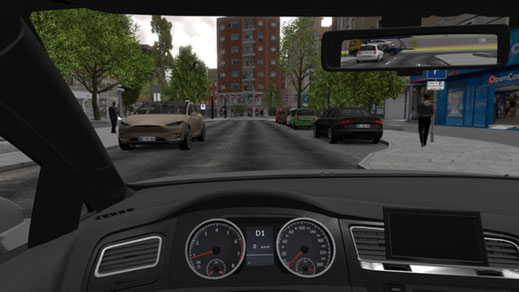 Fahrsimulator Klasse B & BE in der Fahrschule Walter Wolf Pulheim