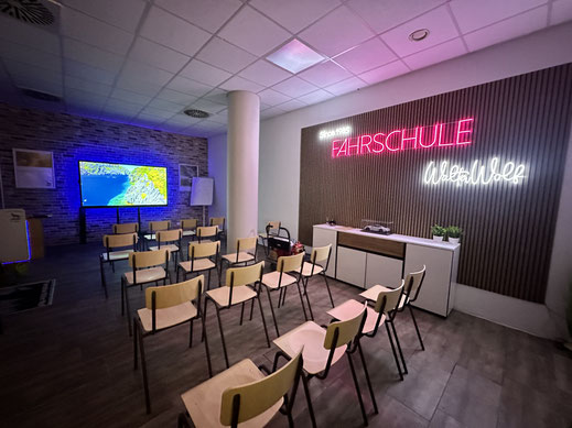 Unterrichtsraum Fahrschule Wolf Brauweiler