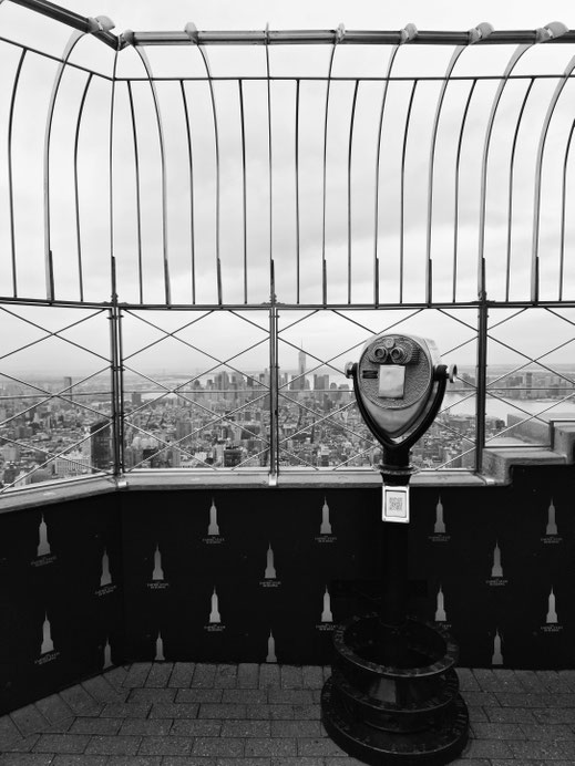 New York : en haut de l'Empire State Building