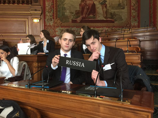 La délégation Russse : Clément SCHNEIDER et Quentin DUGUET