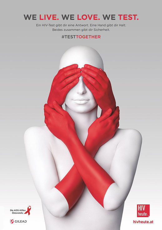 Kampagne: Testtogether for GILEAD - Foto: Michael Schnabl