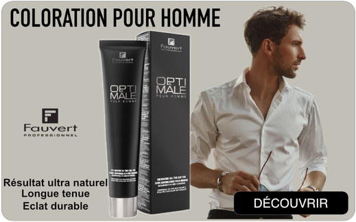 Optimâle, Fauvert, Coloration Cheveux Homme, Couleur Naturelle Sans Ammoniaque pour Homme