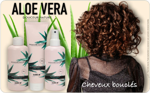 Aloe Vera, Douceur Nature, Soin Cheveux bouclés, Soins Capillaires Professionnelles