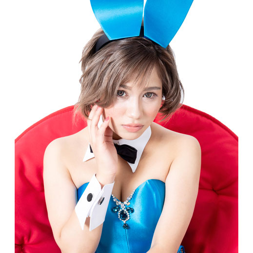 バニー衣装9点セット【ブルー】飾り付バニー - バニーガール バニー衣装9点セット【ブルー】飾り付バニー - バニーガール