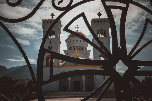 Cathedral of St. John Vladimir Serbisch Orthodoxe Kirche in Bar Montenegro