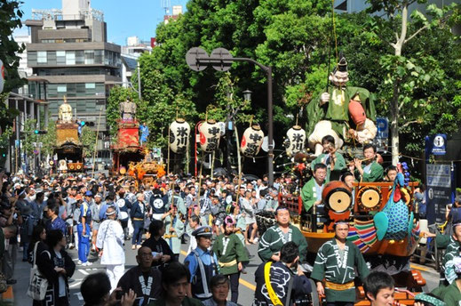 赤坂氷川祭,氷川連,宵宮巡行,江戸型,山車,徳川幕府