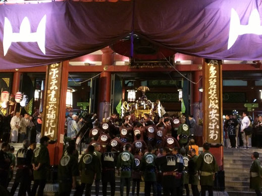 浅草神社宮神輿本堂,平成最後,堂上げ,堂下げ