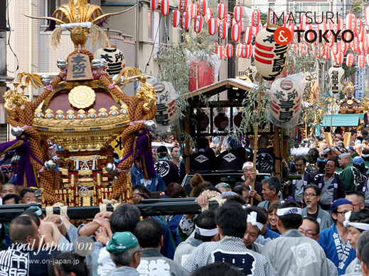 牛嶋神社祭礼,摂社若宮,大神輿連合宮入,本所