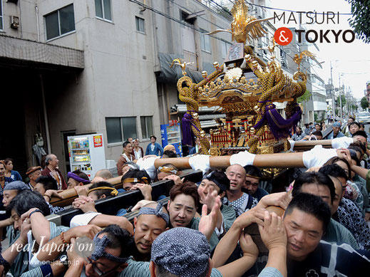 牛嶋神社祭礼, 本所四丁目, 大神輿渡御