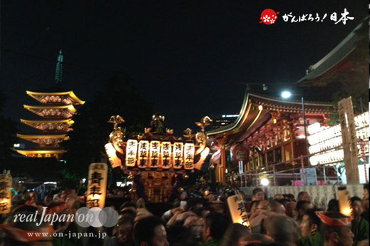 5月15日・19：52 撮影［浅草東］三社祭2015年（平成27年）宵宮