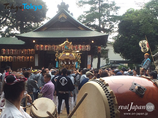 太子堂八幡神社例大祭,連合宮入渡御,キャロットタワー,三軒茶屋