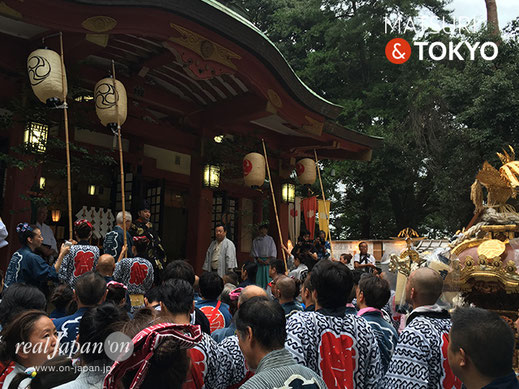 世田谷八幡神社例大祭,宮の坂,豪徳寺