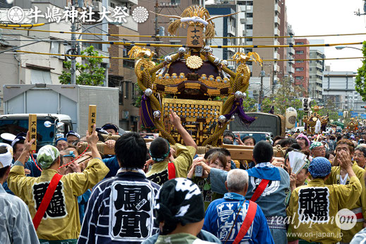 牛嶋神社大祭, 御鎮座1165年大祭, 氏子各町神輿連合宮入, 石原二丁目