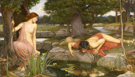 Eco y Narciso. J. W. Waterhouse, 1903.