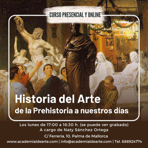 Historia del Arte; curso; Palma de Mallorca; online;
