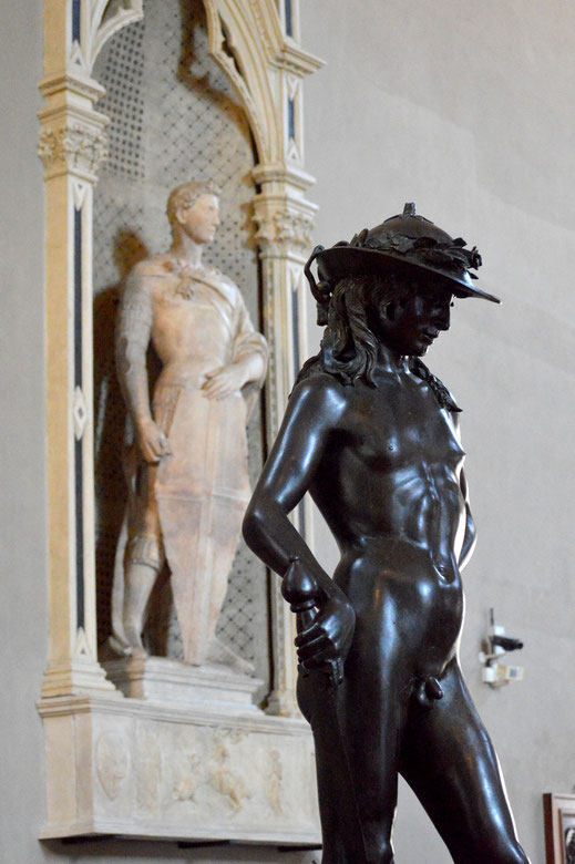 San Jorge; David; Donatello; Florencia; Bargello; Renacimiento; Escultura; cursos;