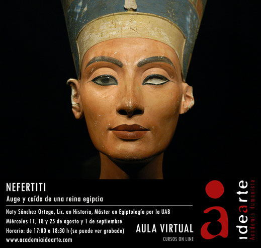 Amarna; Nefertiti; Akhenaton; Meritatón; Ankhesenamón; Tiyi; Kiya; cursos; egipto; Palma de Mallorca; Naty Sánchez Ortega;