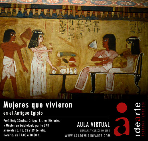 mujer en Egipto; curso; Barcelona; egiptología; Palma de Mallorca;
