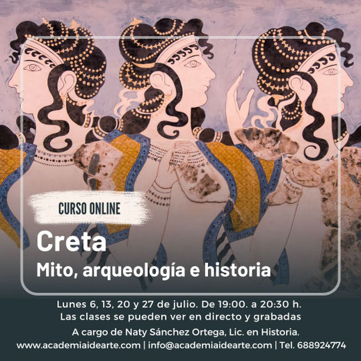 Creta; minotauro; Teseo; Arthur Evans; Cnossos; cursos online;