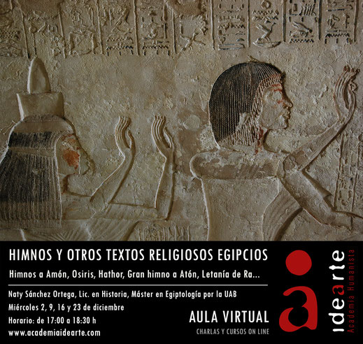 literatura del Antiguo Egipto; cursos; online; egiptología; himno a Atón;