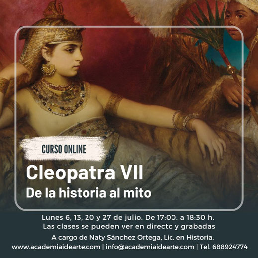 Cleopatra VII; Egipto; egiptología; Roma; cursos online;