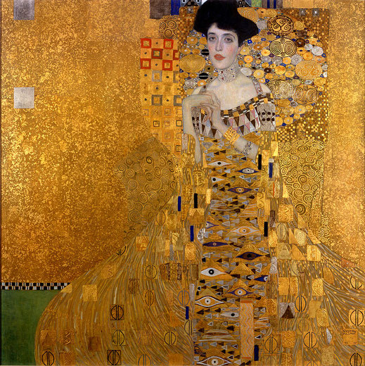 Gustav Klimt; Adele Bloch-Bauer I; arte; pintura; cursos de arte;