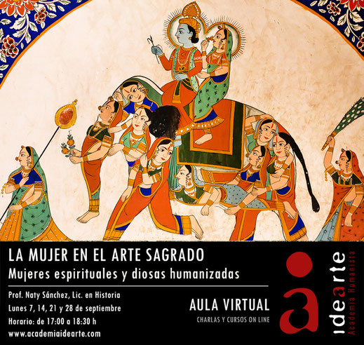 mujer en el arte; espiritualidad; arte sagrado; cursos; Online; símbolos;