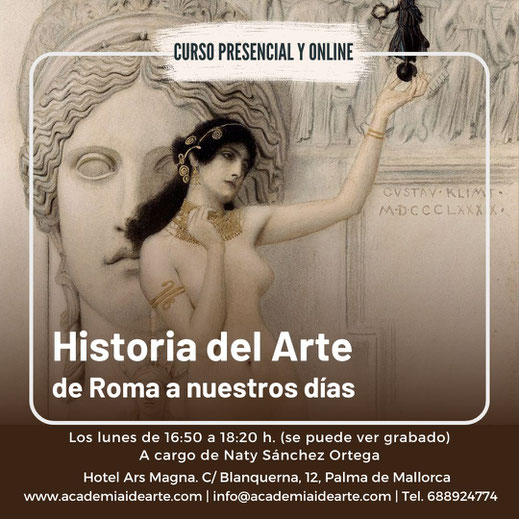 Historia del Arte; curso; Palma de Mallorca; online;