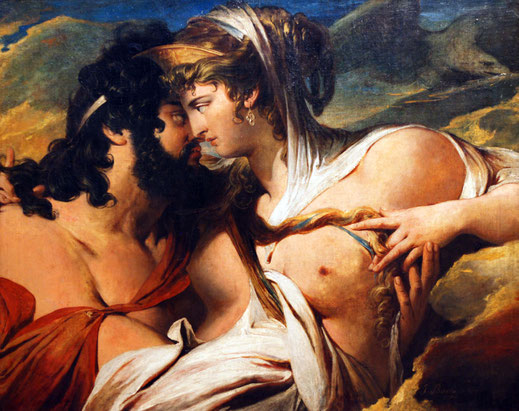 Zeus y Hera, James Barry, ca. 1790-1799.