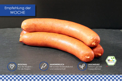 Empfehlung der Woche: BOCKWÜRSTCHEN, herzhaft lecker, günstig wie nie! 3er Pack € 3,99