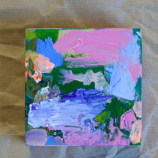 Malerei, abstrakte Kunst, Galerie, Original Kunst, wohnen mit Kunst, kleine Kunstwerke, handmade, schöne Kunst, Bunte Farben 