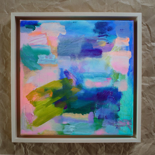 Kunst, Malerei, Abstrakte Kunst, Studiorosenrotes, Atelierkunst, modern art, zeitgenössische Kunst